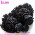 En gros 7A Top Grade Remy Crépus Bouclés Tressage Cheveux 100% Non Transformés Humains Brésiliens Crépus Bouclés Cheveux